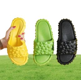 Slippers Summer Women039s Funny Durian Shoes Outdoor Place glissades de salle de bain Home Flip Flops Sandals Sandals5693344