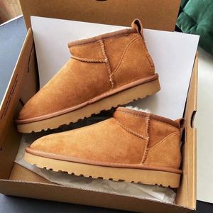 Slippers Tasman Ug Mini Australië Stiefel Tazz ug Ultra 51250 Boot Platform Bottes Kort Bruin Bont Chesut lis laarzen Dames Sneeuwroze Shearling