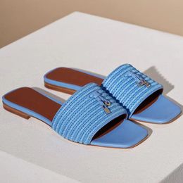 Zapatillas de alta calidad Vallu Summer de cuero para mujeres con zapatillas al aire libre de moda Versátiles Vacaciones Vacacías Sandalias planas 230419