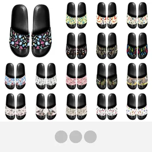 Slippers Unisex EVA Lichtgewicht Indoor Badkamer Strand Kapper Patroon Antislip Mute Ontwerp Fit en Outdoor