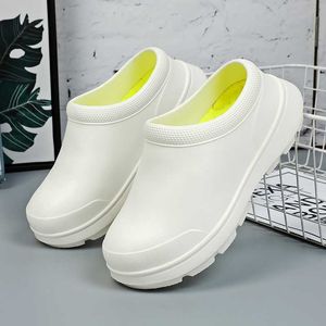 Slippers unisex Kitchen schoenen Professionele chef S oilveilige dokter verpleegkundige schoenen Hoge kwaliteit tuin s waterdicht voor huisdiermedewerkers Y2302