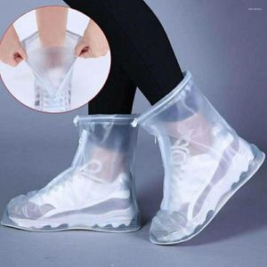 Slippers waterdichte schoenafdekking siliconen materiaal unisex schoenen beschermers regenlaarzen voor binnen buiten regenachtige dagen stofveilig niet-slip