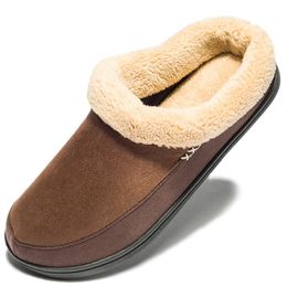 Slippers Winterpantoffels Thuis Dikke katoenen instapschoenen voor heren Hoge kwaliteit antislippantoffels Indoor Pluche Platte herenschoenen Grote maat 50 231219