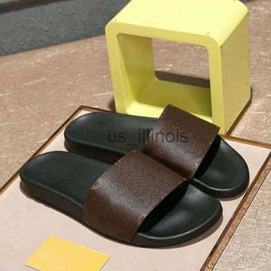 Pantoufles Avec boîte Sandales Pantoufles Diapositives Chaussure Casual Flat Slide Designer Hommes Femmes Pantoufle Flip Flop Marque De Luxe Maison Légère Sandales Noires J230614