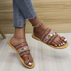 Slippers Damessandalen Slippers Handgemaakte Griekse stijl Street Fashion Schoenen Open teen Dames