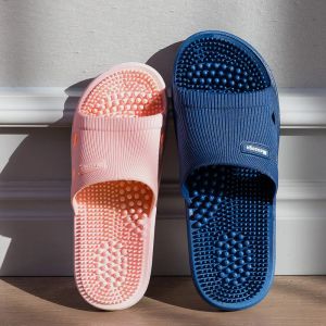 Slippers Vrouwen Voetmassage Mannen Slipper Indoor Badkamer Antislip Zachte Slides Koppels Huis Relief Voeten Gezondheidszorg Schoenen