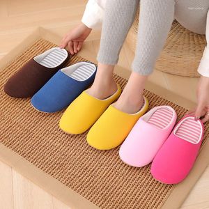 Slippers dames huis zacht huis katoen slipper winter indoor licht comfort vloer schoenen mannen stilte glijbanen slaapkamer Japanse stijl