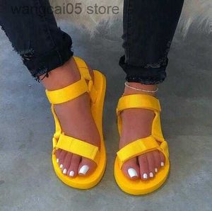Pantoufles Sandales pour femmes 2023 Chaussures d'été sandales Sandale de plage pour femme Plat avec grande taille 35-43 T230712