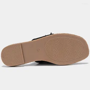 Slippers vrouwen zomer casual bloem dia sandalen pu houten patroon buiten flops open teen strand flat nieuwste zomer met doos sz 36-45