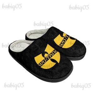 Pantoufles Wu-T-Tang Clan maison coton pantoufles hommes femmes en peluche chambre décontracté garder au chaud chaussures thermique intérieur pantoufle sur mesure chaussure babiq05