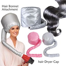 Sliver/rosa portátil suave cabello tapa capó capó capó para mujer secador para el hogar salón de salón para el hogar accesorio ajustable accesorio