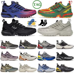 SLM ACS Kar L'Art de L'Automobile Limón Tomate Cereza Azul Rosa Glo Negro MM6 Margiela Blanco Azul Bonnet Metal Plata Metálico Vainilla Hielo Lunar Rock Zapatillas para correr