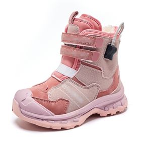 SLM chaussures pour enfants Bottes chaudes chaussures de randonnée bottes de neige en peluche baskets pour tout-petits Bottes courtes d'hiver pour filles Bottes pour garçons Cadeau de Noël taille26-37