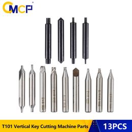 SlotenmakerBenodigdheden CMCP Key Cutter 13pc T101 Key snijmachine Onderdeel voor verticale sleutel machinegeleider Pin Frees Cutter Center Boorslotenmakersgereedschap