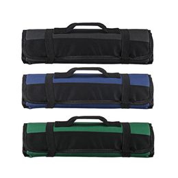 Slots 20 Pocket Chef Knife Roll Sac de transport Boîte Cuisine Portable Rangement