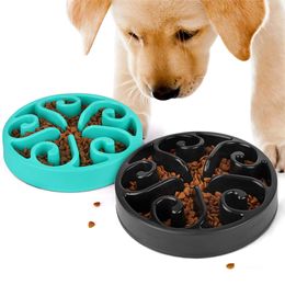 Slow Dog Bowl Nieuwe aankomende feeder voor plezier Langzame voeding interactieve bloatstop