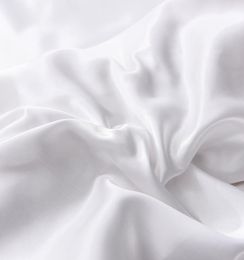 SlowDream White 100% litière de soie Ensemble de literie pour la maison