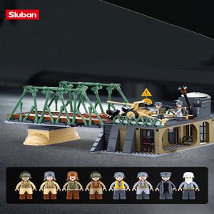 Sluban Building Block Toys Guerra Mundial 2 B0981 The Winter Countack de 1944 769pcs Ladrillos Compatbile con marcas líderes