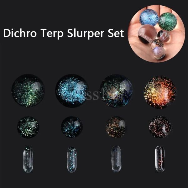 Slurpers Perles Perles Carb Cap pour Terp Slurpers Quartz Banger Bongs En Verre Dab Rigs Pipe avec 2pcs Perles 1pc Pill Boutique de Fumage LL