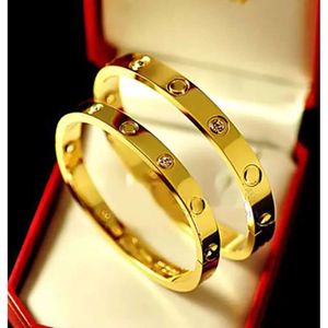 Zwadderich vervaagt designer niet designer schroef armband mode sieraden bangle rose goud sier titanium stalen diamant armbanden armbanden voor mannen vrouwen 17/19/20