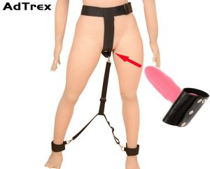 SM Consolador Vibrador Strapon Bondage Pantalones Titular Juguetes Sexuales Realistas Para Mujeres Lesbianas Parejas Accesorios Eróticos Productos Y04062985394