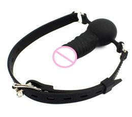 SM Silicone Bouche Ouverte Gag Contraintes Érotiques Gode Gags Fixation Orale Sex Toy Pour Femmes Cosplay BDSM Adulte Bondage Produit Y2006168097302