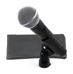 Microphone Vocal dynamique SM58S avec interrupteur marche/arrêt micro portable karaoké filaire Vocal de haute qualité pour un usage sur scène et à domicile3941747