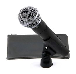 Microphone Vocal dynamique SM58S avec interrupteur marche/arrêt micro portable karaoké filaire Vocal de haute qualité pour un usage sur scène et à domicile8167525