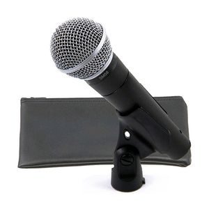 Micrófono vocal dinámico SM58S con interruptor de encendido y apagado Micrófono de mano para karaoke con cable vocal ALTA CALIDAD para uso en el escenario y en el hogar con caja de venta al por menor