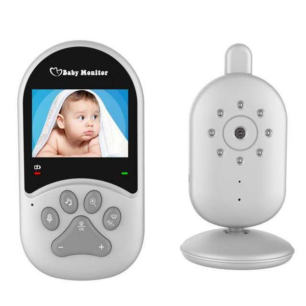 Monitor de bebé SM660, visión nocturna, inalámbrico, canciones de cuna de seguridad para niños, reloj despertador con Audio bidireccional, Monitor de seguridad para bebé con vídeo de 2,4 pulgadas