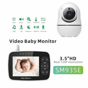SM935E moniteur bébé avec écran LCD couleur 3.5 pouces interphone vidéo bidirectionnel moniteur bébé prise en charge caméra à distance caméra Zoom panoramique