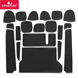 Smabee Anti-slip Car Gate Slot Slot Mat pour Toyota SIENTA 2022 2023 PAUTEUR DE PORTE DE PORT