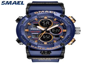 Smael 2021 Kleurrijke mannen kijken Outdoor Sports Men039S Kijkt 50m waterdichte multifunctionele G Style Shock Male Relogio Masculin9083575