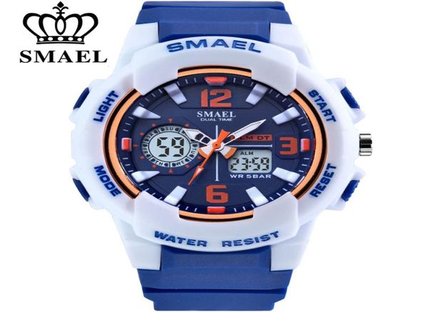 Smael Brand Fashion Women Sports Watchs LED Digital Quartz Militarz Horloge Man Watch Boy Girl Student MultifiConction Wristwatch S5822660