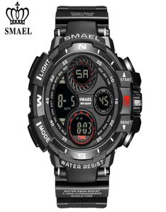 SMAEL Merk Sporthorloge Heren LED Digitaal Waterdicht Siliconen Horloge Top Luxe Leger Outdoor Heren Horloges Relogio Masculino4609998