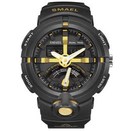 Smael Merk Horloge Mannen Mode Casual Elektronica Horloges Klok Digitale Display Outdoor Sport Horloges 1637253g