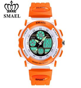 Smael Children 50m Watloprophes Watches Cute Kids Sports Cartoon Watch For Girl Boys Rubber Band Digital Time Time Wristwatch 5312946