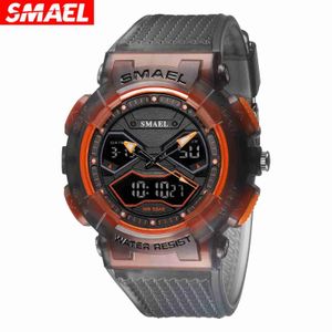 Smael Fashion Sports Watch Digital Dual Display Multi -functionele waterdichte nachtlicht Cool Electronic For Men
