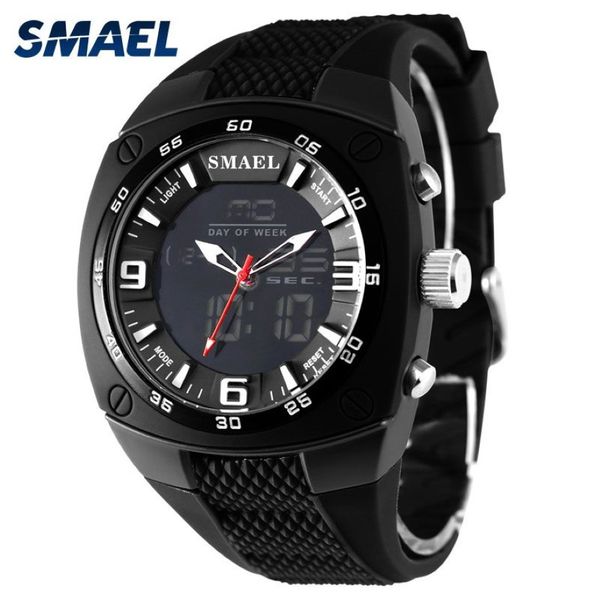 Smael Men Analog Digital Fashion Military Wrists Wrists Watch Sports Watchs Quartz Alarm Watch Dive Relojes WS1008201U