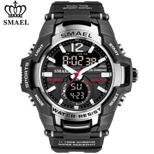 SMAEL hommes montres mode Sport Super Cool Quartz LED montre numérique 50 M étanche montre-bracelet hommes horloge Relogio Masculino 2323f