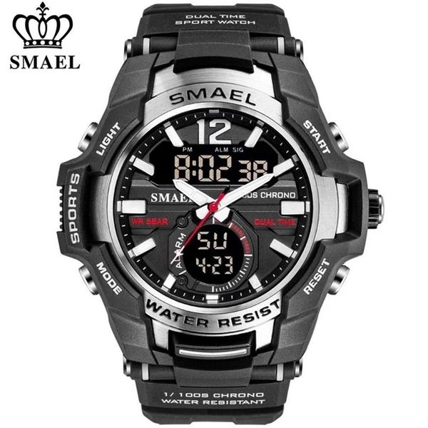 Relojes SMAEL para hombre, reloj Digital LED de cuarzo súper genial deportivo a la moda, reloj de pulsera resistente al agua hasta 50M, reloj para hombre, reloj Masculino 2231q