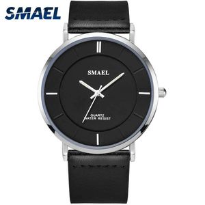 Smael Quartz Horloges Heren Digitale Alloy Horloge Big Dial Waterdichte Sport Horloges voor Mannen Casual Fashion 1901 Herenhorloge LED Display Q0524