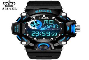 Smael regarde des hommes Watch Military Watch LED Digital Mens Sports Wristwatch Gift Male Gift Analog Shock Watch Relogie Masculino Reloj X0527347403