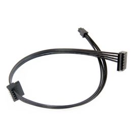 Pequeño 5 mm de 4pin a 2 puertos 15pin SATA HDD Cable de alimentación de disco duro SSD para Lenovo M410 M415 B415 510SA Parrle