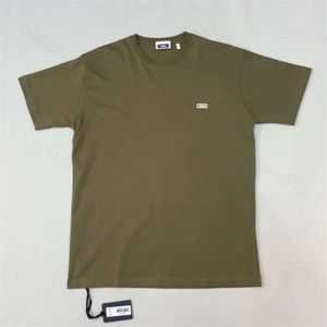 Marca pequeña y moderna Kith Camiseta casual de gran tamaño con estampado de cuello redondo de verano para hombres y mujeres, mangas cortas de pareja 333