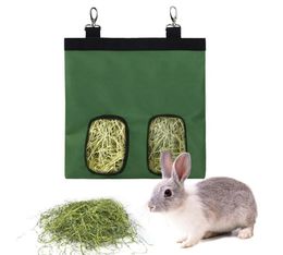 Animal de animales alimentadores de conejo de conejo colgando un contenedor de dispensador de alimentación para chinchilla conejillo