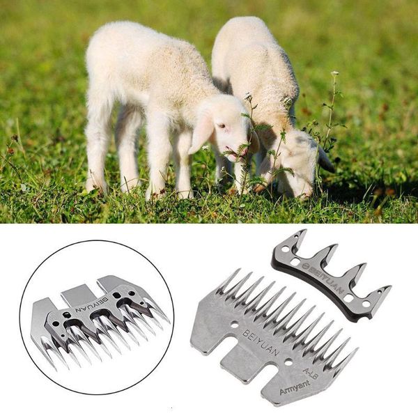 Fournitures pour petits animaux, lame de mouton à 13 dents, cisailles pour chèvres, peigne convexe, pièces de rechange pour cisaille 230307