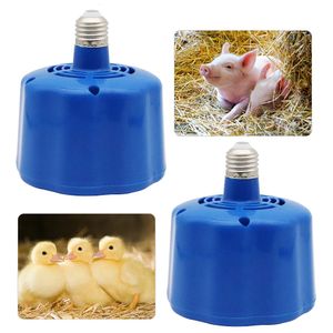 Suministros para animales pequeños, 2 uds., lámpara calefactora de 100300W, calentador de luz cálida para granja, cultivo para pollo, lechón, pato, controlador de temperatura, incubadora 230130