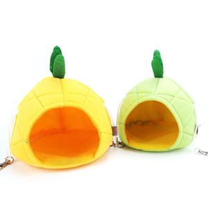 Petit animal fournit un hamster mignon suspendu lit créatif ananas maison chaleureuse hérisson cochon d'orginée pour animaux de compagnie