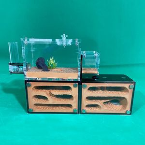 Benodigdheden voor kleine dieren Ecologische Ant Farm Onbeperkt Uitbreiding Nest Gele Modder Bevochtig Mierenhoop Mieren Huis Acryl Box Kennel Workshop 230720